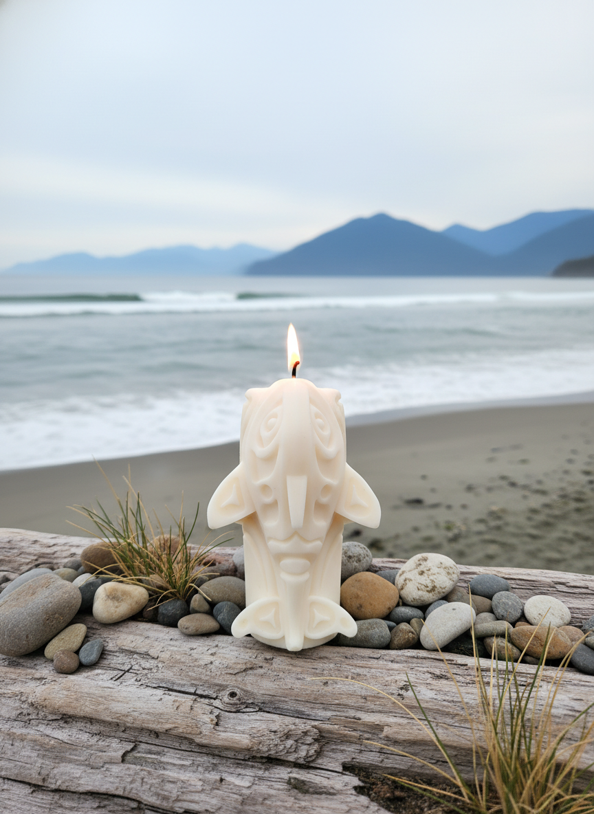 Orca – Wisdom Passed Through the Water   Approx. 6 inches (H) x 3 inches (W)