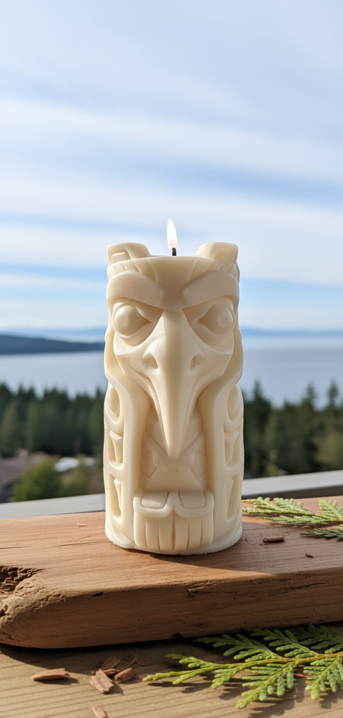 Raven – Bringer of Change and Light   Approx. 6 inches (H) x 3 inches (W)