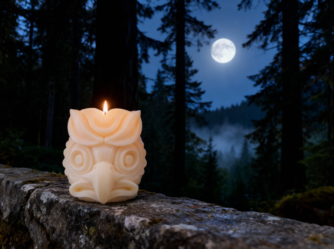 Owl – Keeper of the Night Wisdom   Approx. 4 inches (H) x 4 inches (W)