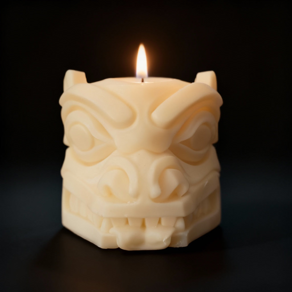 Wolf – The Sacred Bond of Kinship  Approx. 4 inches (H) x 4 inches (W)