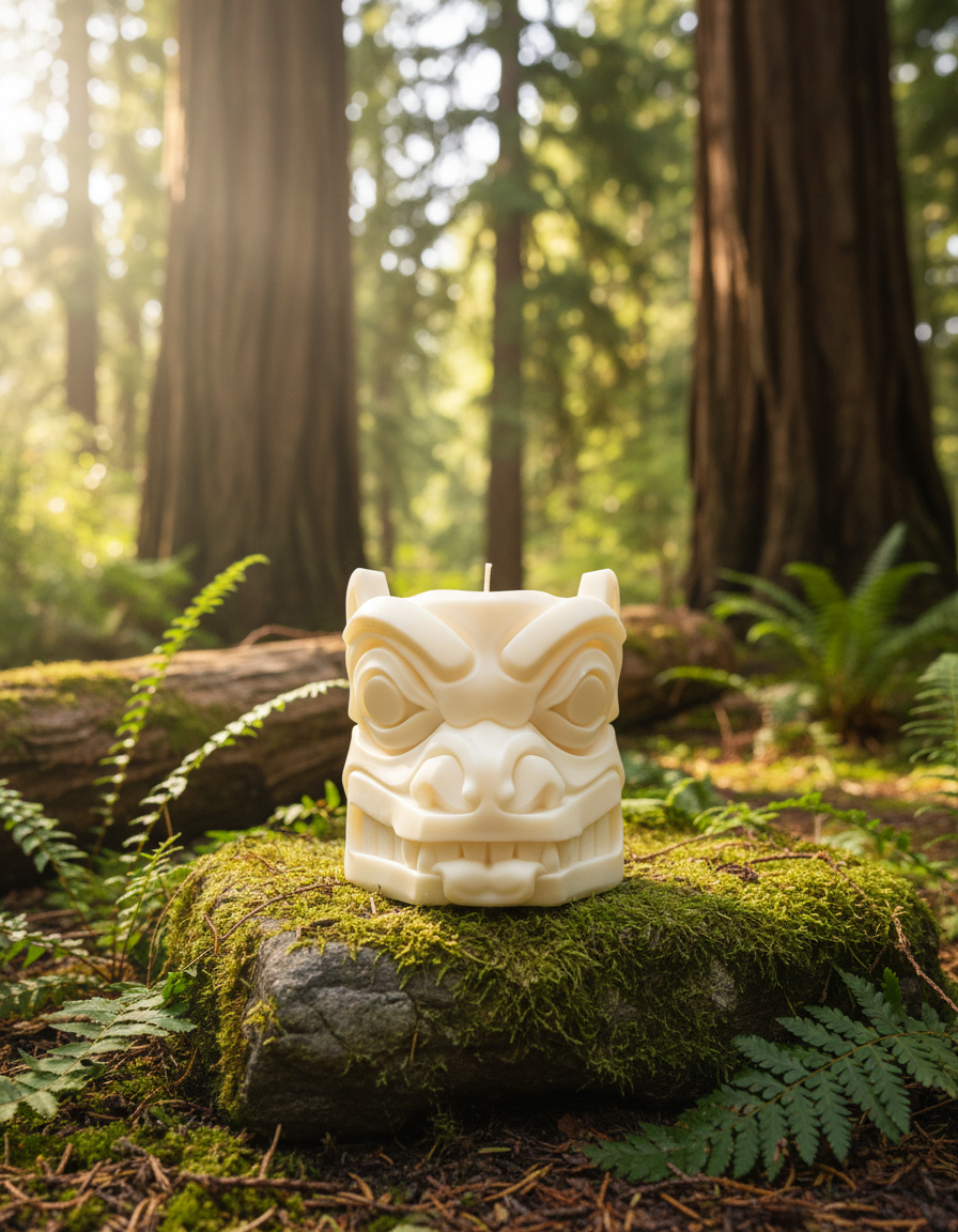 Wolf – The Sacred Bond of Kinship  Approx. 4 inches (H) x 4 inches (W)